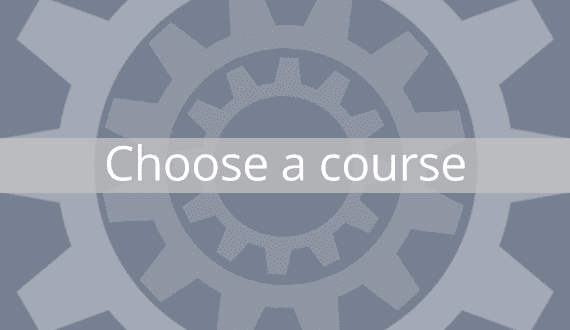 Choose one of the eight surrounding courses to begin.