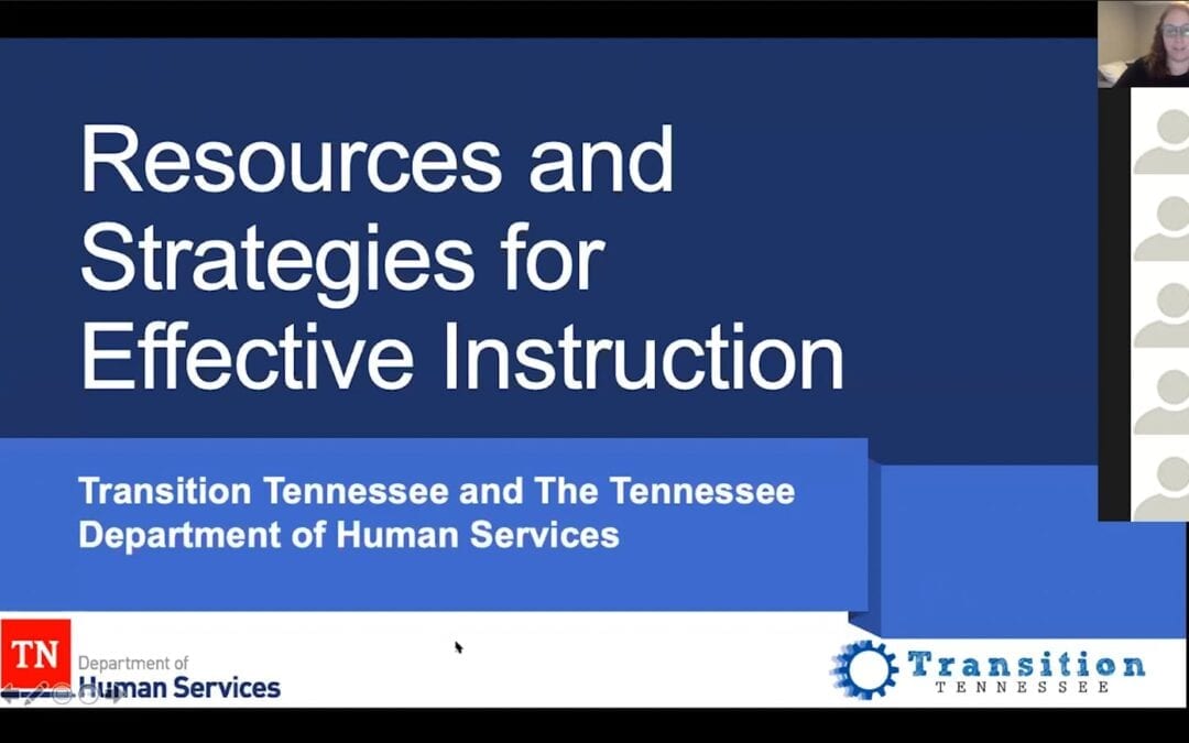 Resources and Strategies for Effective Instruction