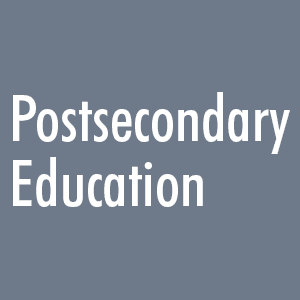 Postsecondary Education Ed