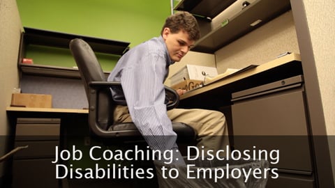 Job Coaching Disclosing Disabilities to Employers