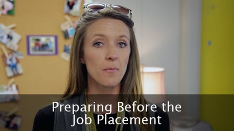 Preparing Before the Job Placement