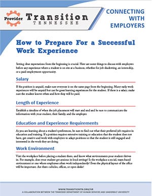 Why Early Work Experiences Matter