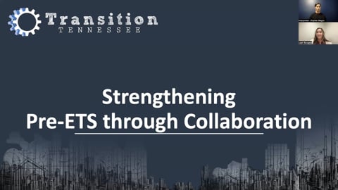 Strengthening Pre-ETS through Collaboration Training