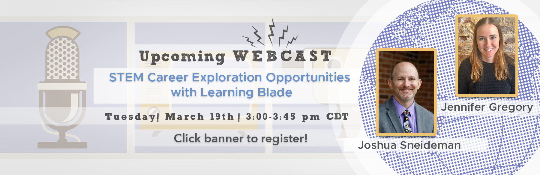 STEM Career Exploration Opportunities with Learning Blade banner image